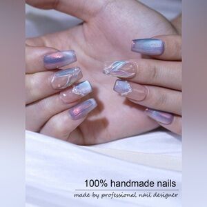 Mermaid Press On Nails